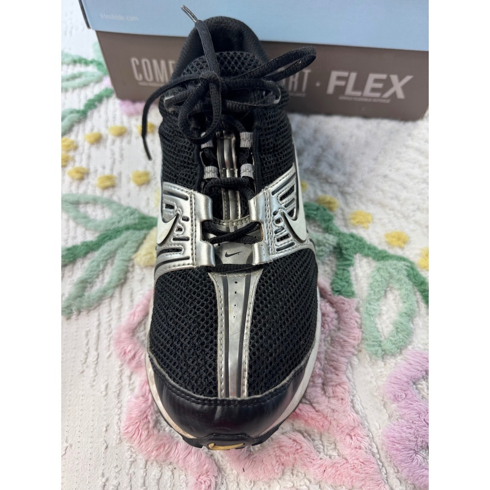 Nike Zoom Vapor RNG Black Metallic Silver Running Shoes 314141-011 Mens 9.5 2006 - Picture 4 of 12